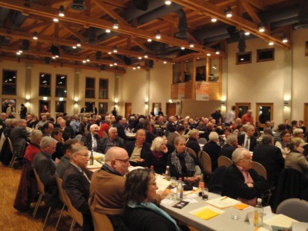 Viele CDU-Mitglieder kamen in die Graf-Reinhard-Halle nach Rheinau-Rheinbischofsheim zum Kreisparteitag der CDU Ortenau