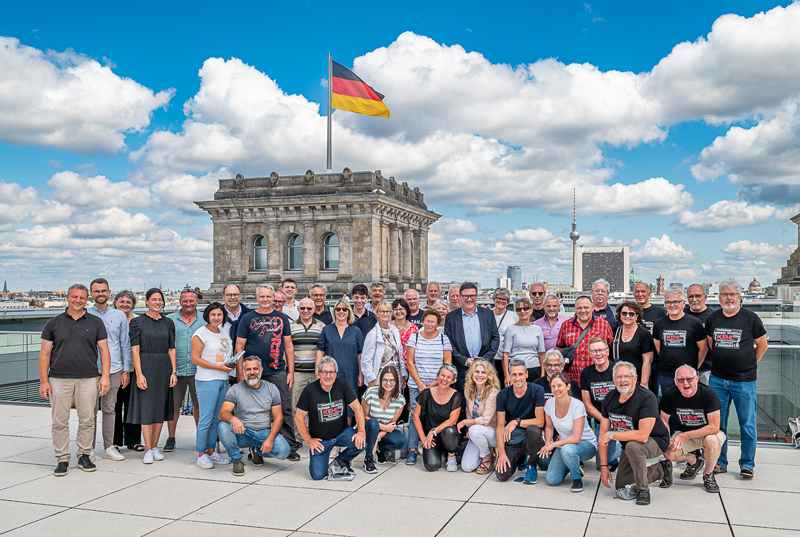 Eine Besuchergruppe aus dem Wahlkreis Offenburg besuchte Dr. Stefan Kaufmann MdB in Berlin.